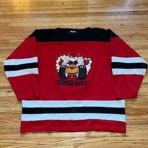 Vintage Hockey Jersey / Super Bees / XXL / 90s